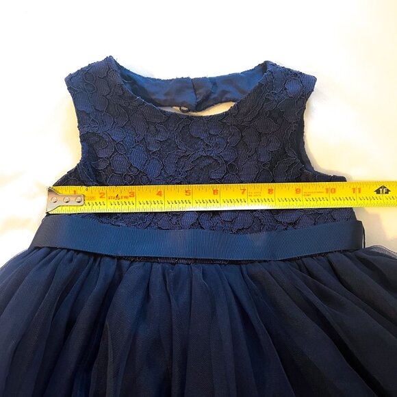 Heart Cutout Back Ball Gown Flower Girl Dress Size 3 - Picture 10 of 14